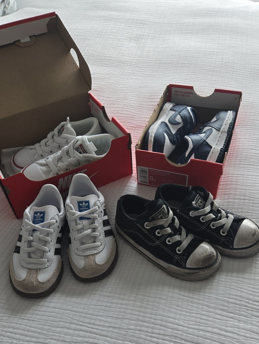 Size 8C Toddler Sneaker bundle (4 Pairs)